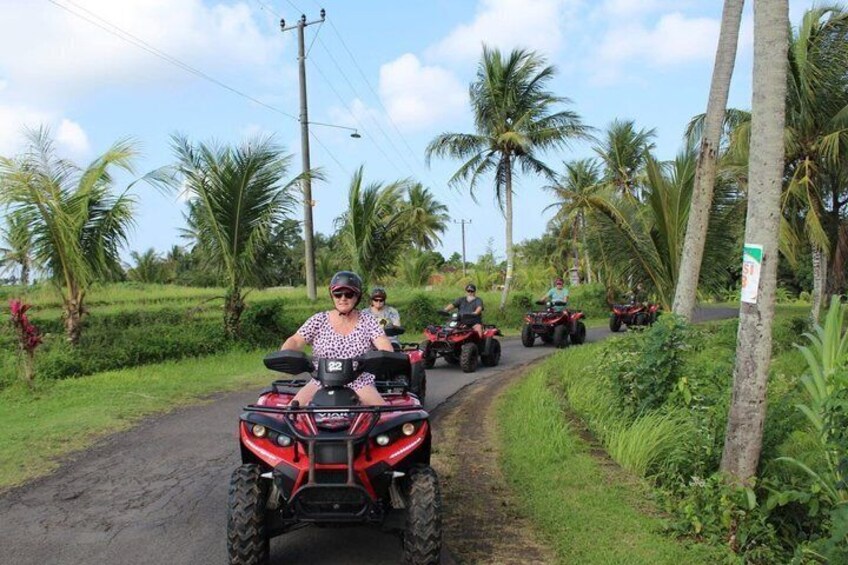 Sunset ATV Ride in Bali beach ATV tour 4