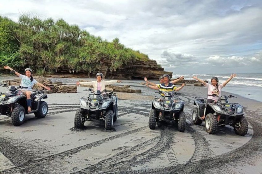 Sunset ATV Ride in Bali beach ATV tour 2