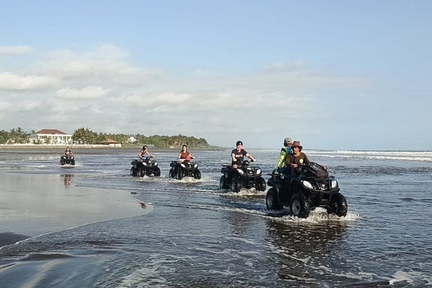 Sunset Bali ATV Ride in the beach 4