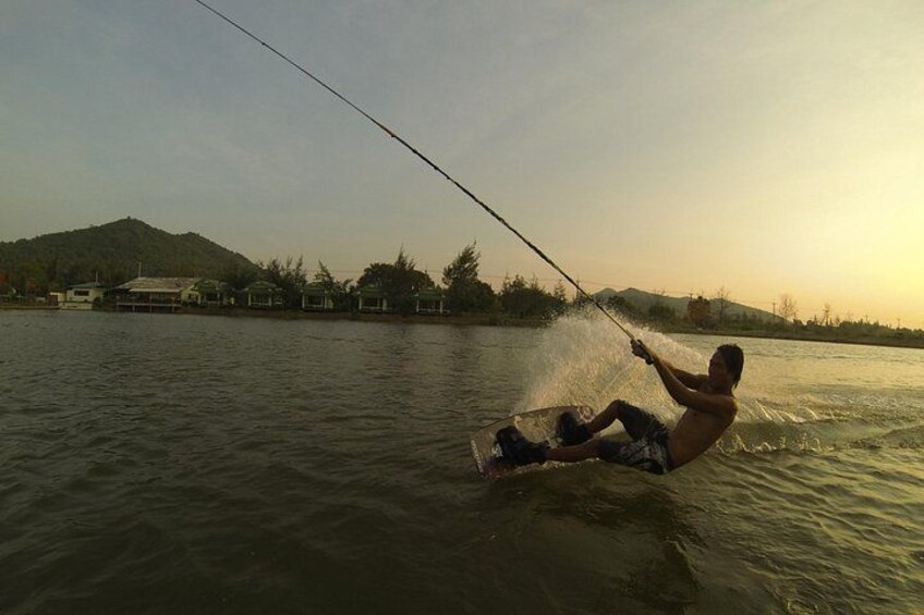 Beginner Wakeboarding Experience at Kite Cable Thailand 1