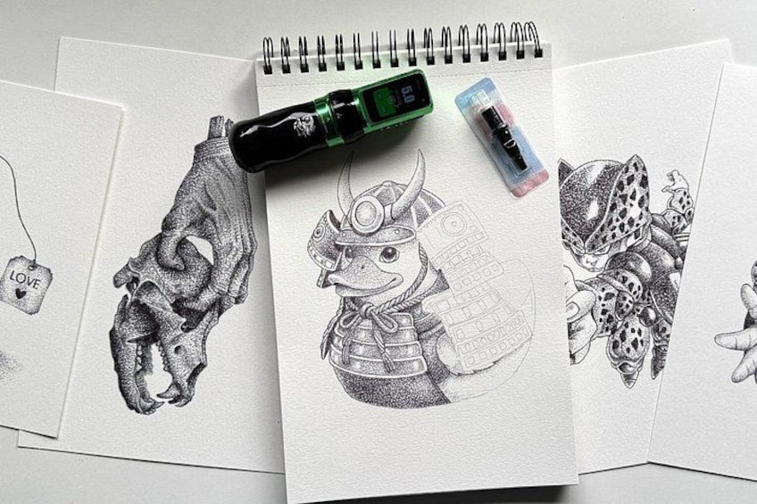Tattoo on Paper Workshop in Porto 1