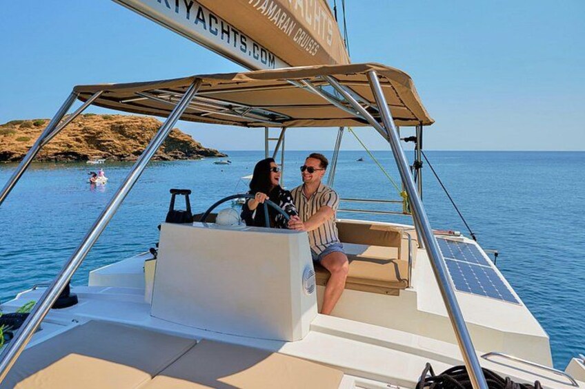 Chrissi Luxury Catamaran Cruise with Lunch and Open Bar 2