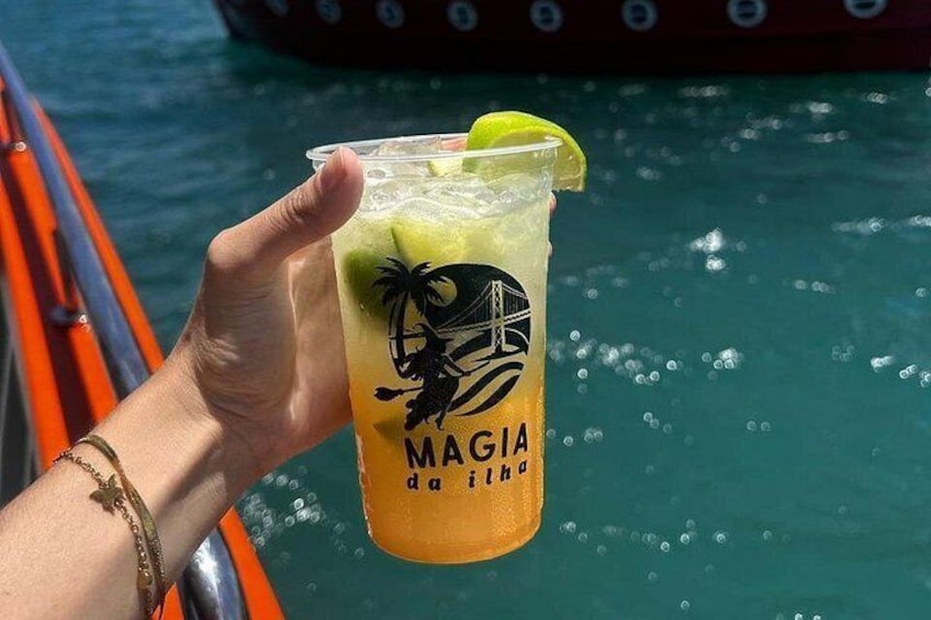 The first caipirinha is free! 2