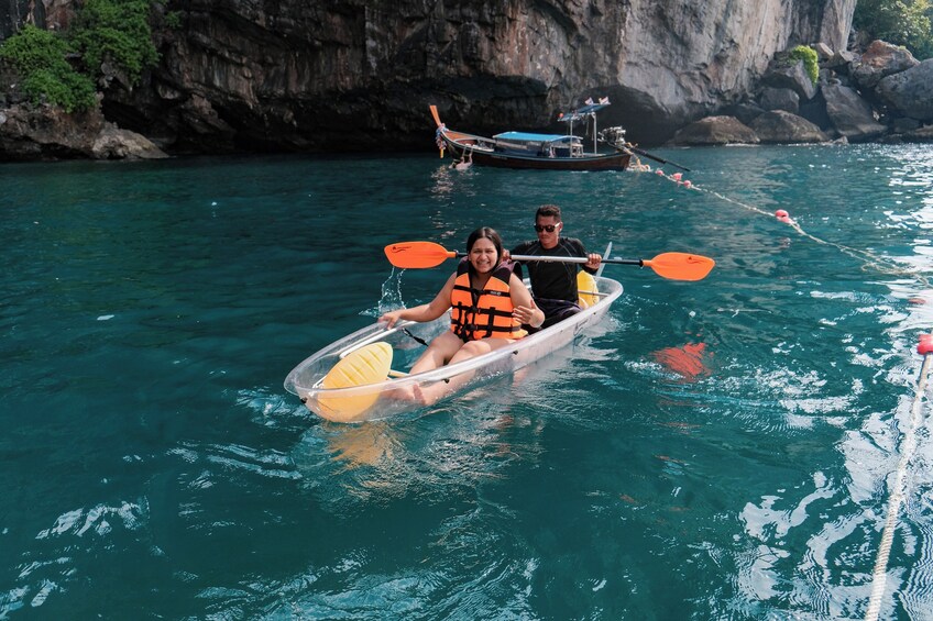 Krabi: Luxury Sunset Cruise to Phi Phi & 4 Islands with Power Catamaran 4