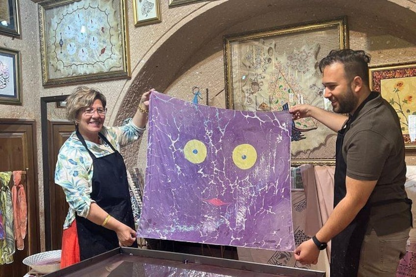 Private Ebru Art Experience in Cappadocia 5