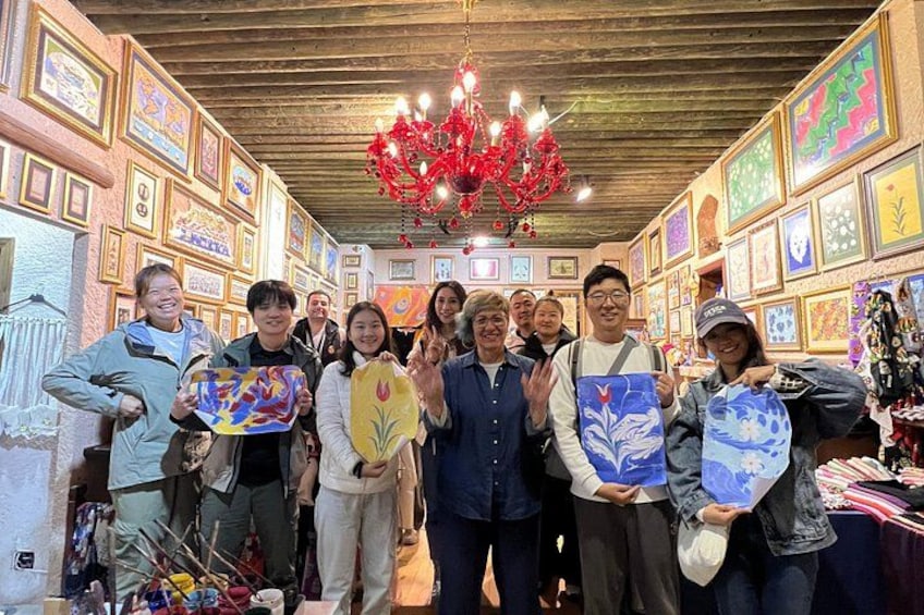 Private Ebru Art Experience in Cappadocia 3