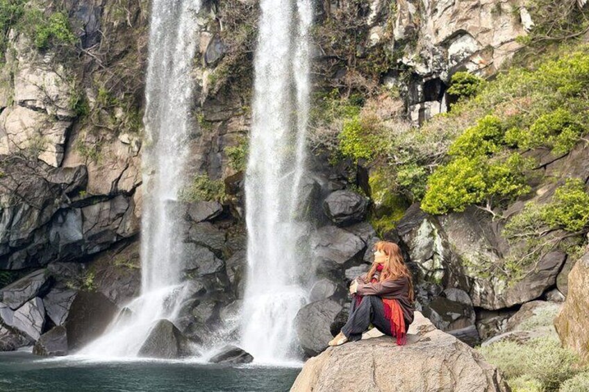 Jeju South Scenic Tour: Hallasan Trail Camellia Hill & Waterfalls 5