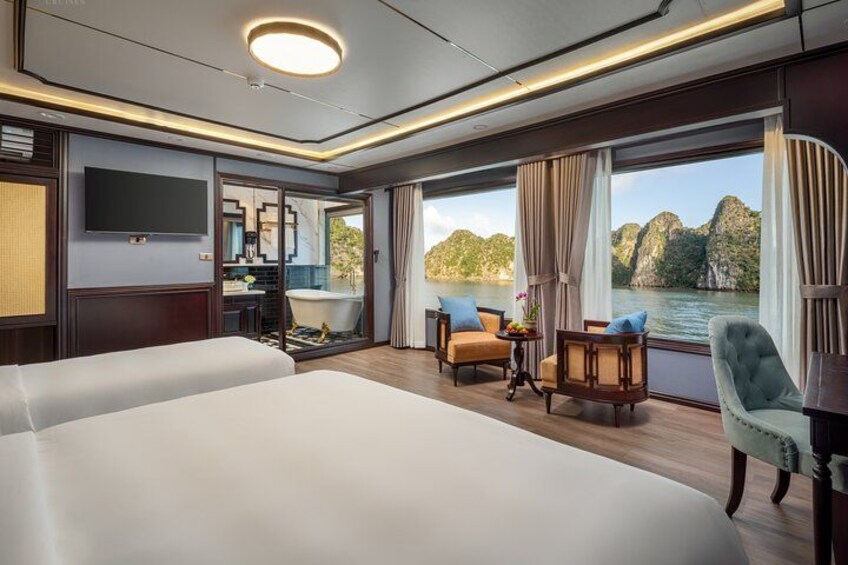 2-Day Luxury Ha Long Bay with Aime’e 5-Star Cruise with Balcony 3