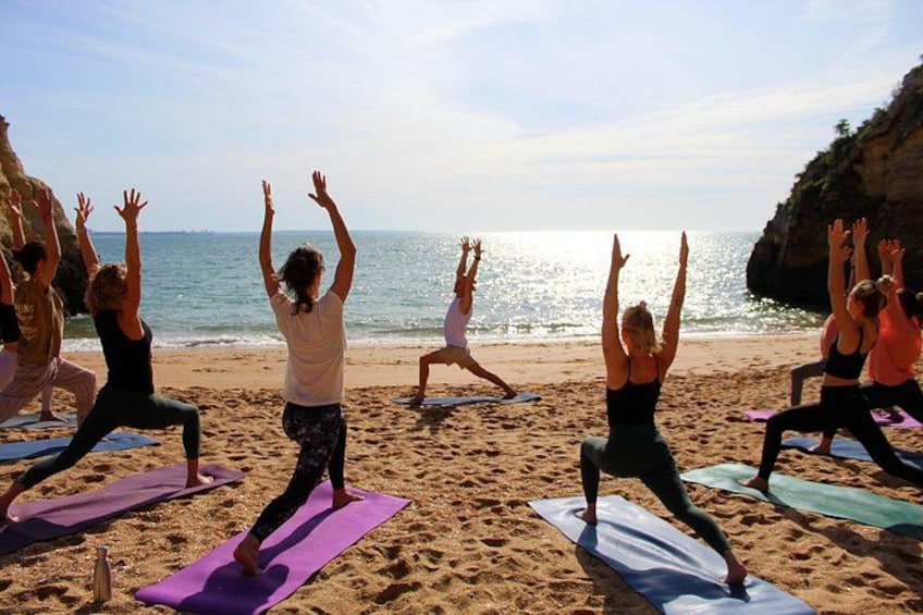 Lagos, Portugal: Sunrise Beach Vinyasa Flow Yoga 2