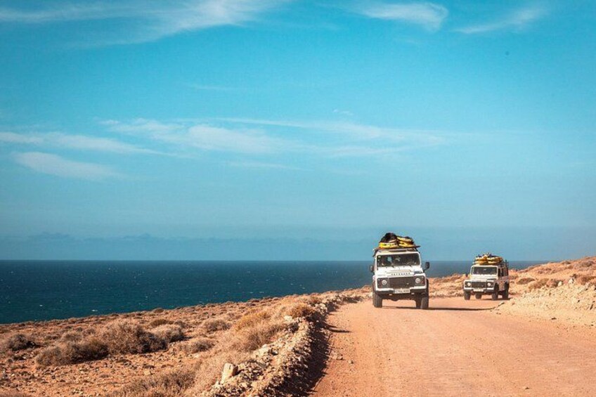 Discover remote surf beaches with our 4x4 vehicles. 2
