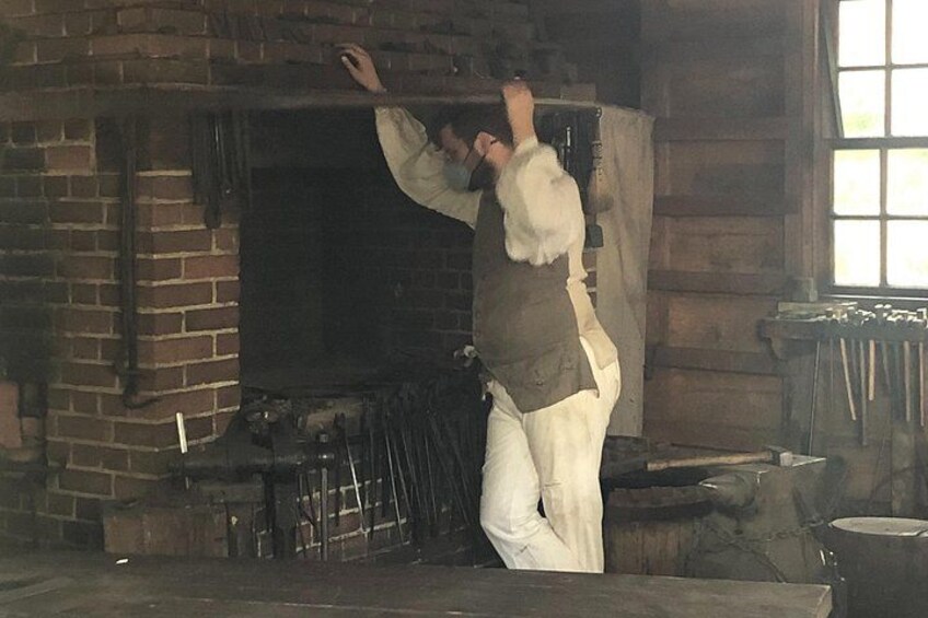 Blacksmith at Mount Vernon 3