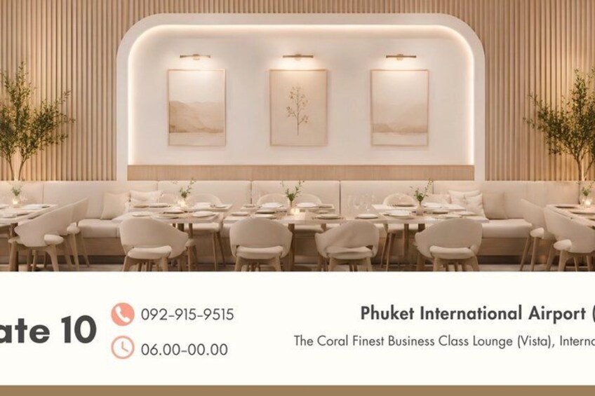 Phuket Airport Coral Lounge Access 2