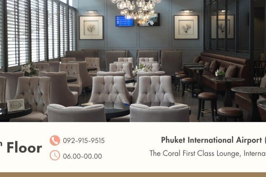 Phuket Airport: Coral Lounge Access 2