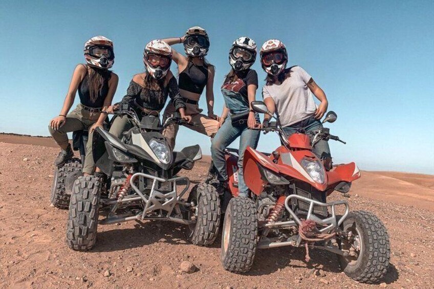 Marrakech: Agafay Desert Quad Biking & Camel RIDE & Dinner & Show 2