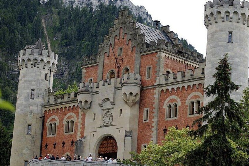 Neuschwanstein Castle entrance 3