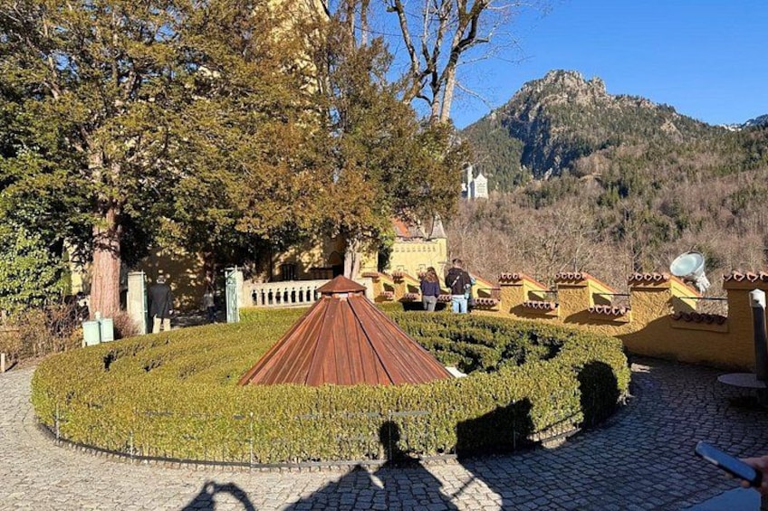 Hohenschwangau Castle garden 2