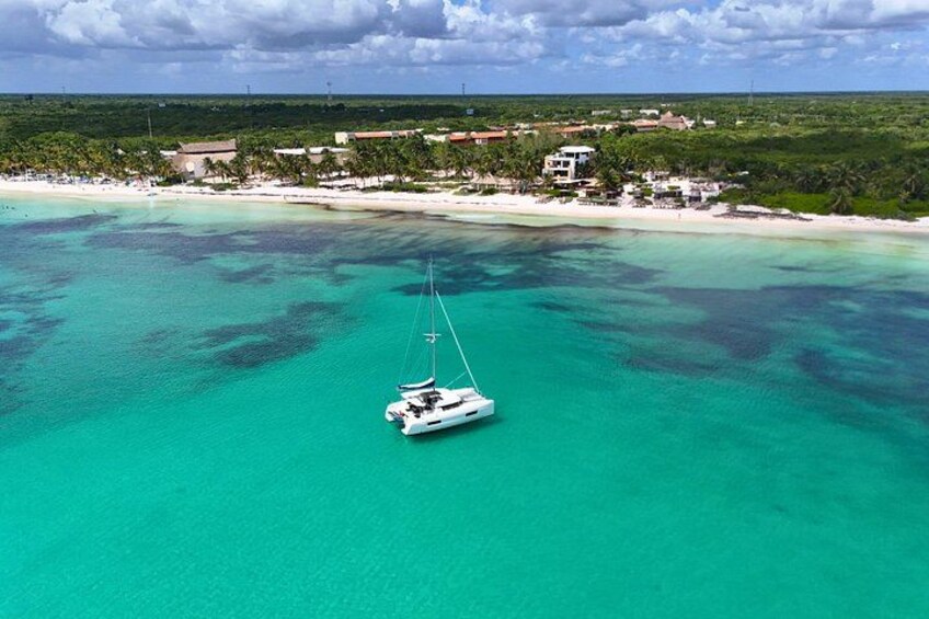 4Hour 40ft Catamaran Lux Experience In Tulum and Playa del Carmen 3