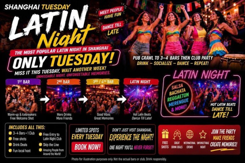 Shanghai Pub Crawl (Guided Bar Hopping) with Shots Included 4
