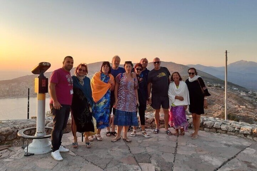 From Sarande Blue Eye Springs and Sunset from Lekuresi Castle 2