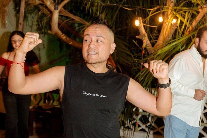 Getting ready to dance like locals 2