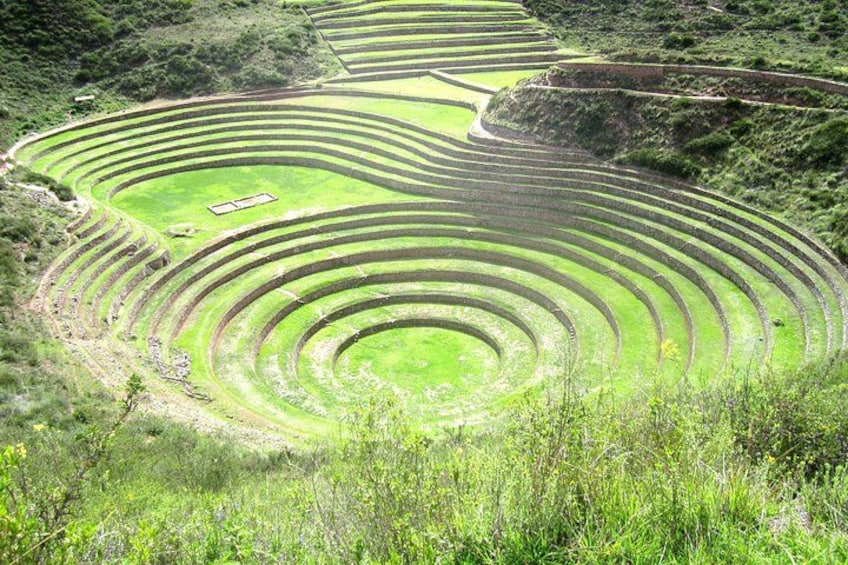 Terraced fields in a hilly landscape. 1