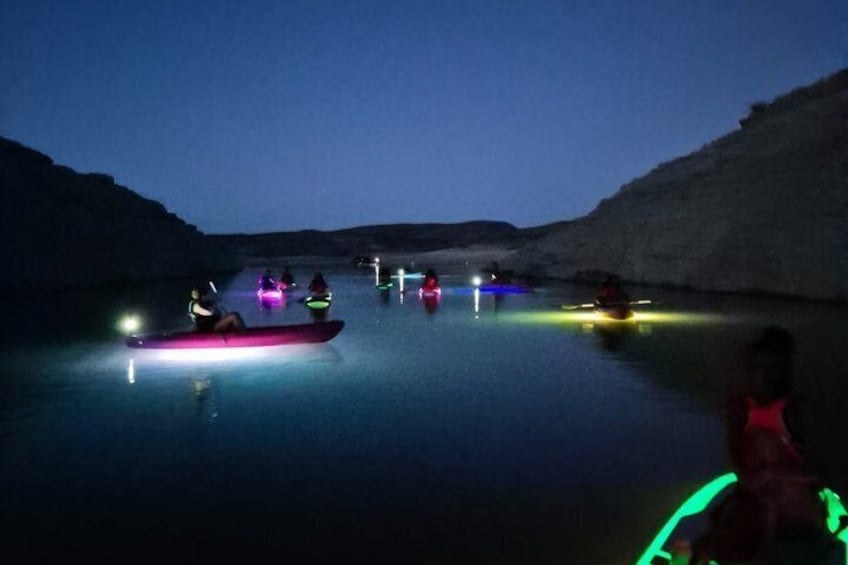 Lake Pleasant Neon Glow Paddleboard Night Experience 3