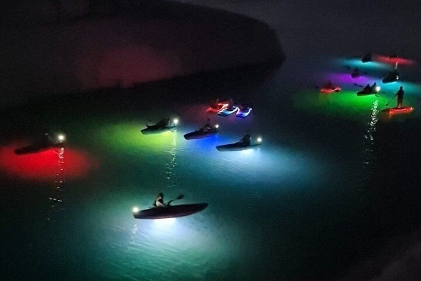 Lake Pleasant Neon Glow Kayak Night Tour Near Phoenix 5