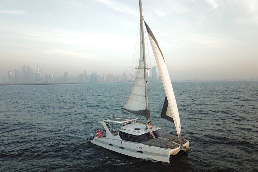 Sails of Dubai Shared Sailing Yacht Tour with Swimming 2