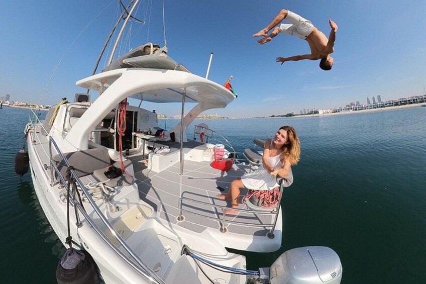 Sails of Dubai Shared Sailing Yacht Tour with Swimming 3