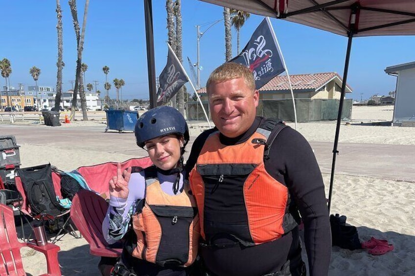 E-Foil Lesson for Two Friends in Southern California 1