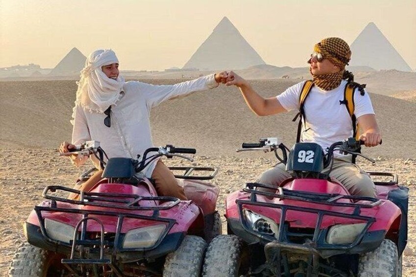 Ultimate ATV Ride at the Desert of Great Giza Pyramids 4