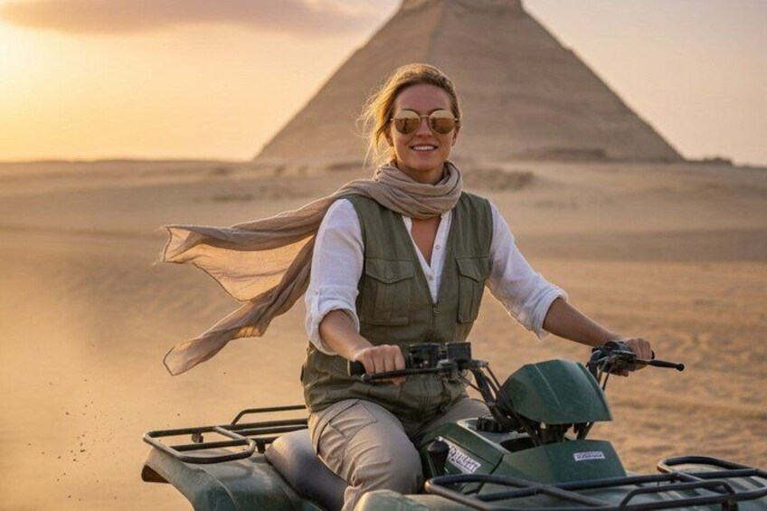 Ultimate ATV Ride at the Desert of Great Giza Pyramids 1