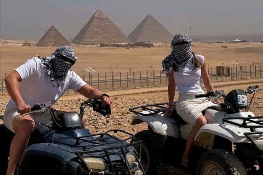 Ultimate ATV Ride at the Desert of Great Giza Pyramids 3