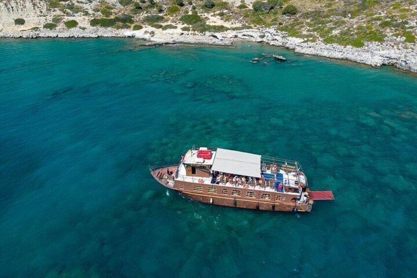 Captain Sparrow Every Day Lindos by Boat With Swimming 5