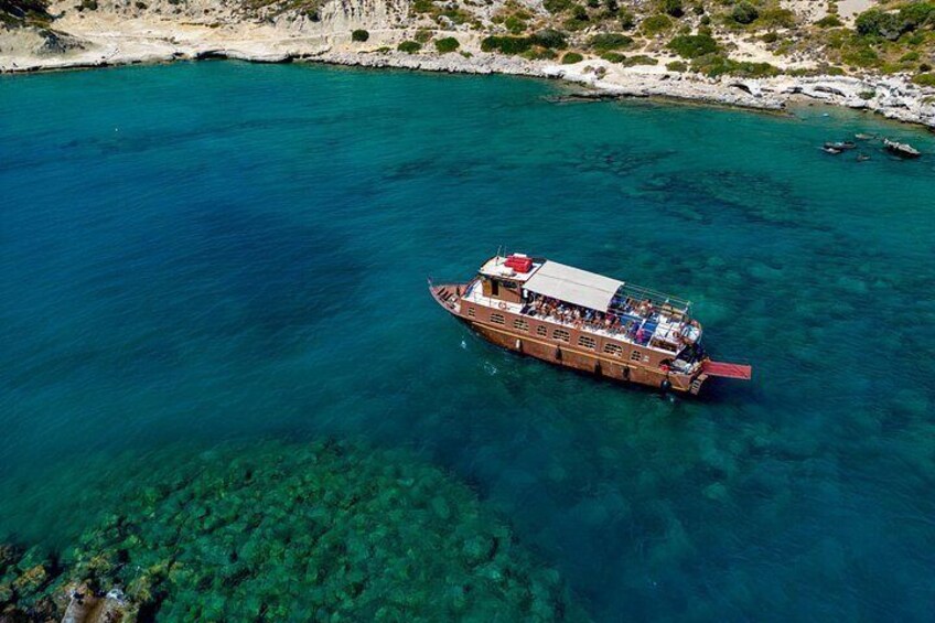 Captain Sparrow Every Day Lindos by Boat With Swimming 2