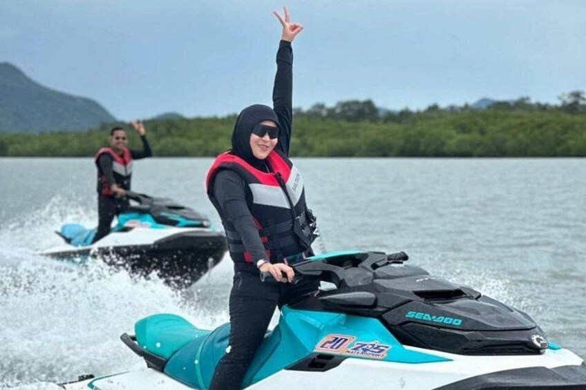 Langkawi Premium JetSki Island Hopping Tour with Free Drone Photo 2