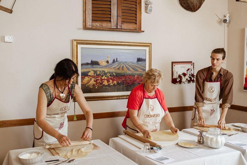 From Pienza Pasta Class with Brunello Wine Tasting and Lunch 5