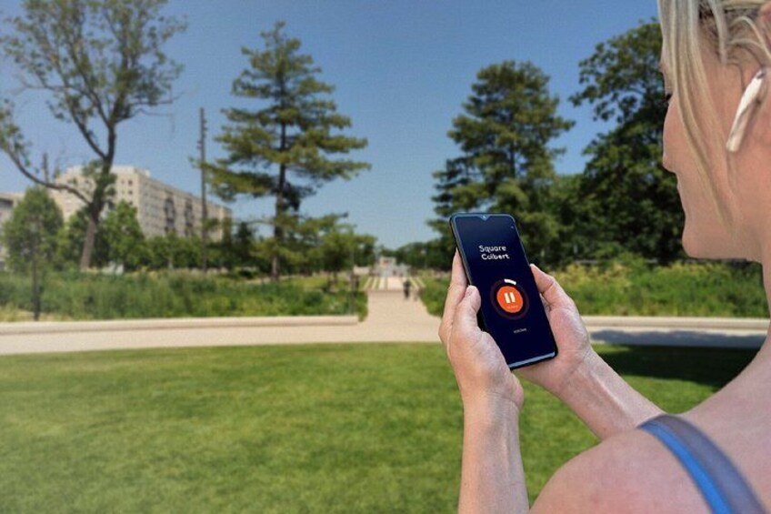 Visit of Reims in freedom: A green break in one of the many parks of the city, between two visits of UNESCO monuments. 4