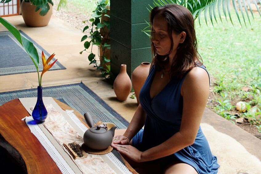 Private Tea Ceremony at Temple of Dreams in Kauaʻi 3