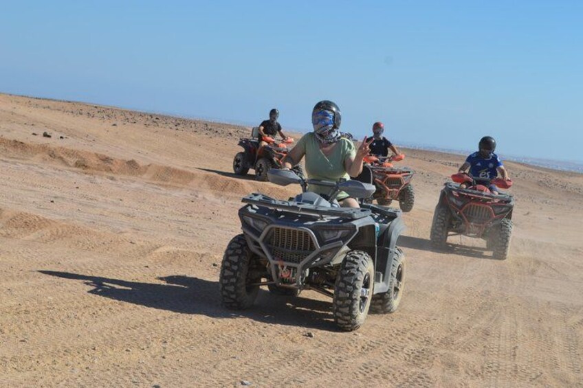 Hurghada Desert ATV Quad & Buggy Safari, Jeep, BBQ Dinner & Show 3