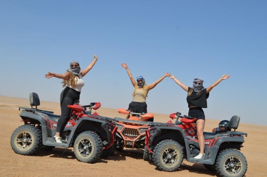 Hurghada Desert ATV Quad & Buggy Safari, Jeep, BBQ Dinner & Show 1
