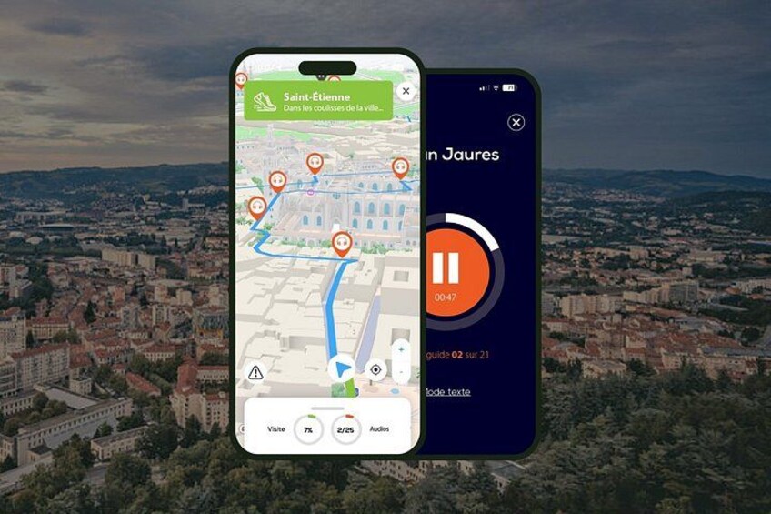 GPS Audioguide application: From Place Jean Jaurès to the City of Design (Offline). 1