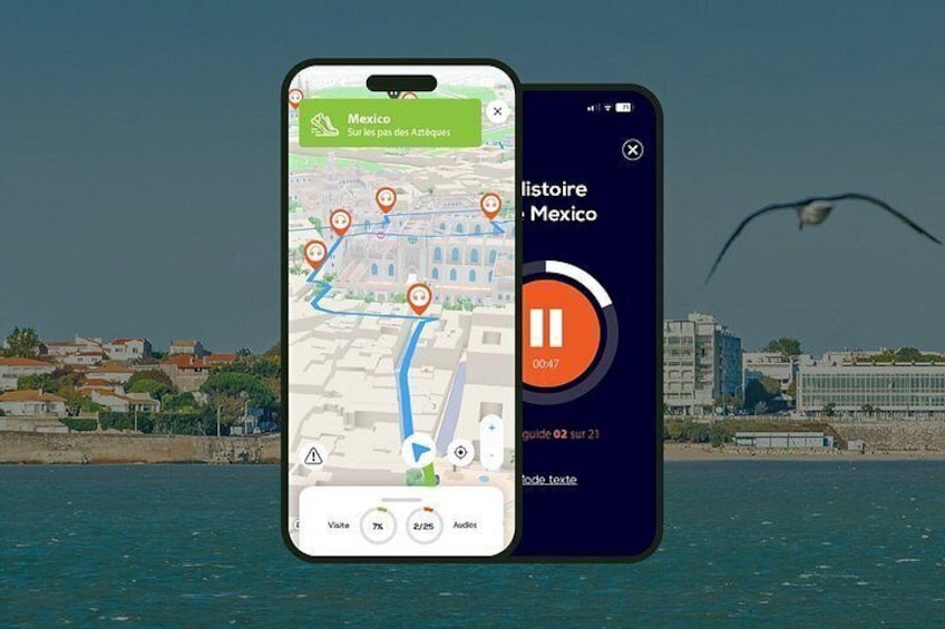 GPS Audioguide application: From the Grande Conche to the Church of Our Lady (Offline). 1