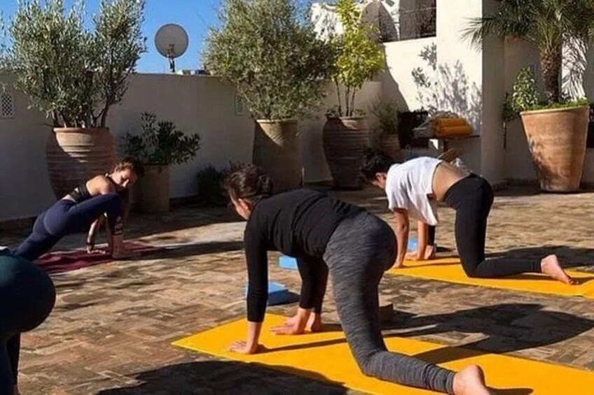 Yoga Class in a Traditional Palace in the Medina 3