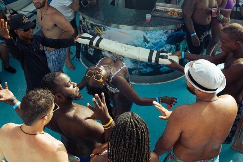 Punta Cana Hip Hop Party Boat Adults Only DJ & Open Bar & pickup 2