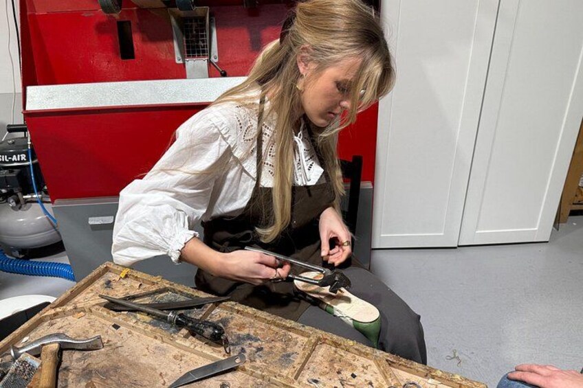 Sandal Making Workshop in Rome 1