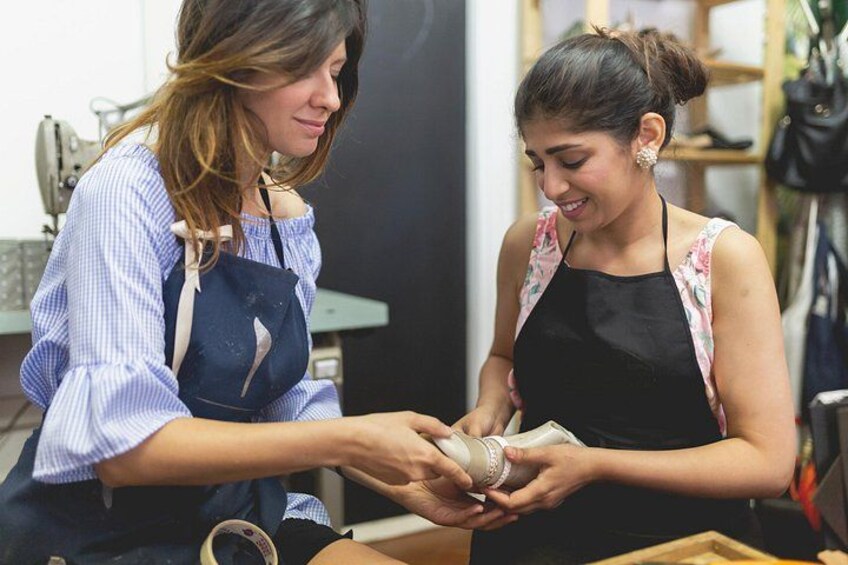 Sandal Making Workshop in Rome 4
