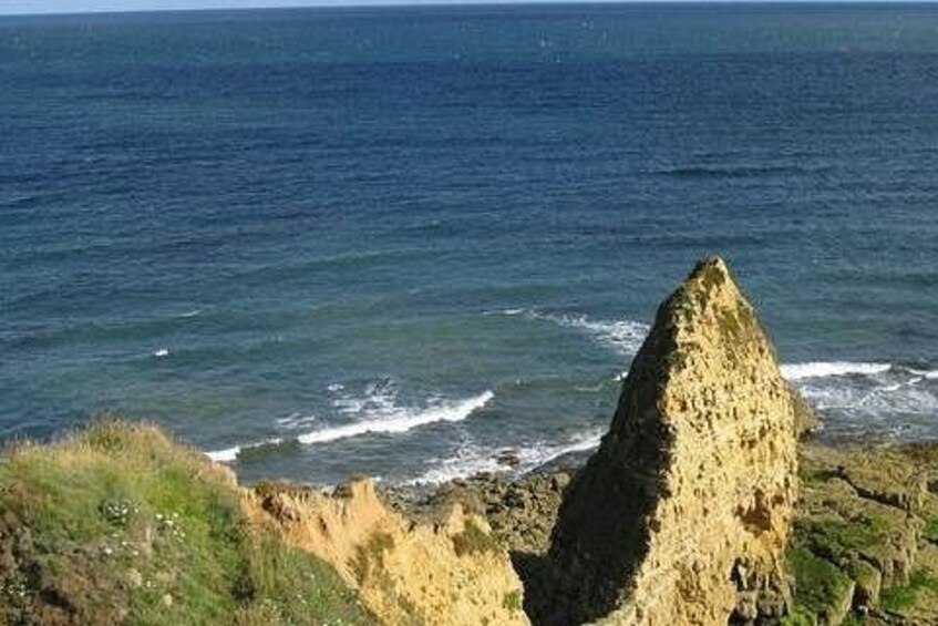 See where the US Rangers of the 2nd Battalion came ashore at Pointe du Hoc 2