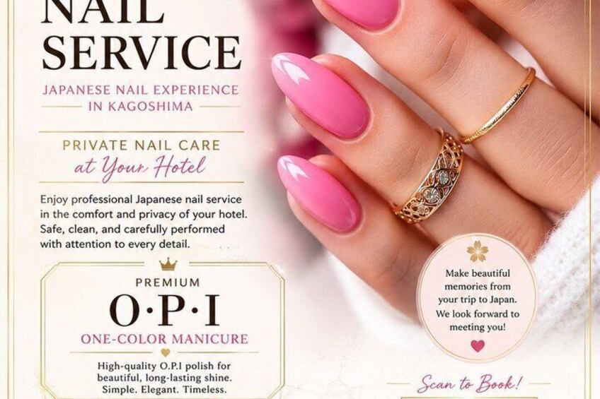 Private Luxury Nail Experience in Kagoshima 3