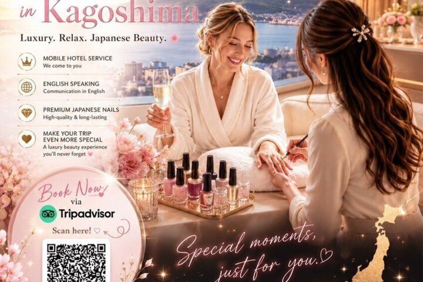 Private Luxury Nail Experience in Kagoshima 1